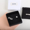 Miu Miu Crystal Earrings embellished - Miu Miu Crystal Embellished
