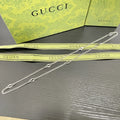 iconic Gucci Silver GG Chain Necklace - Gucci Silver GG Chain Necklace