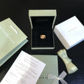 elegant design Van Cleef Rose Gold Perlée Ring - Van Cleef Rose Gold