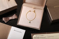 Bulgari Gold Chain Turquoise Pendant - Bulgari Gold Chain Bracelet