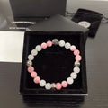 Rose Quartz & Silver Premium Bracelet