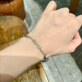YSL Inspired Premium Silver Bracelet - Designer Style