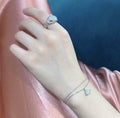 Premium Fan Diamond Bracelet - Timeless Elegance