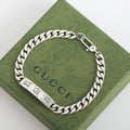 Gucci Inspired Premium Silver Chain Bracelet