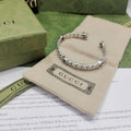 Gucci Silver Bracelet - Premium Designer Bangle