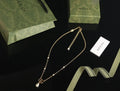 Gucci Gold-Tone Pearl Necklace - Gucci Gold-Tone Necklace with Pearl