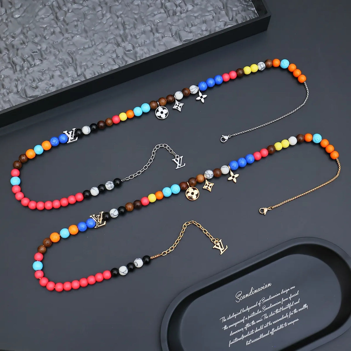 Louis Vuitton Colorful Wood Bead Necklace - LV Colorful Wood Bead
