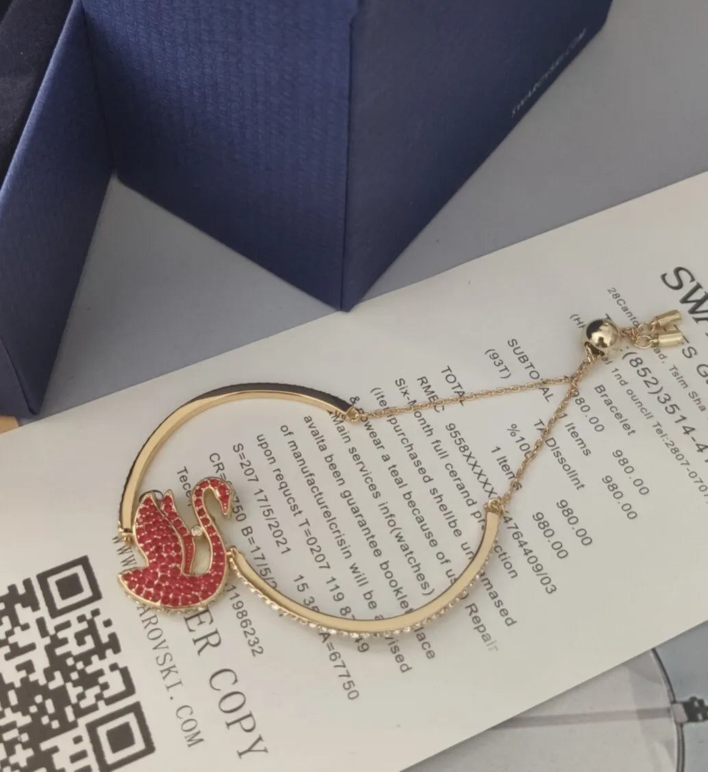 Swarovski Iconic Swan Bracelet - Premium Quality