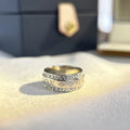 Louis Vuitton Silver Spinner Ring - Louis Vuitton Silver Strass
