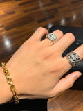 Chrome Hearts Gold Link Bracelet - Diamonds Accents