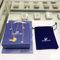 Swarovski Tweety Bird Gold Necklace - Cute Cartoon Pendant
