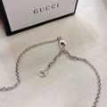 Gucci Silver Interlocking G Necklace pendant - Gucci Silver
