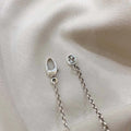 Gucci Silver Key Charm Necklace - Interlocking G Pendant