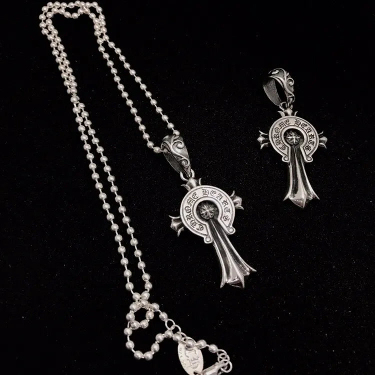 Chrome Hearts Keyhole Cross - Chrome Hearts Silver Keyhole Cross