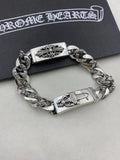 Chrome Hearts Inspired Premium Silver Bracelet