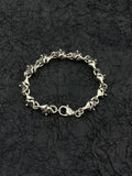 Skull Link Bracelet - Premium Sterling Silver
