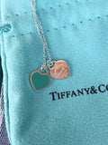 Tiffany Silver Green Heart Necklace - Tiffany & Co. Silver Green Heart