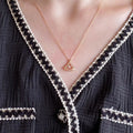Bvlgari Rose Gold Divas' Dream Diamond Necklace