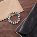 Premium Silver Cuban Link Bracelet - Statement Piece