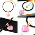 LV Heart Charm Bracelet - Premium Quality