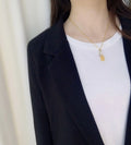 Louis Vuitton Charm Pendant - Louis Vuitton Gold Charm Square Pendant