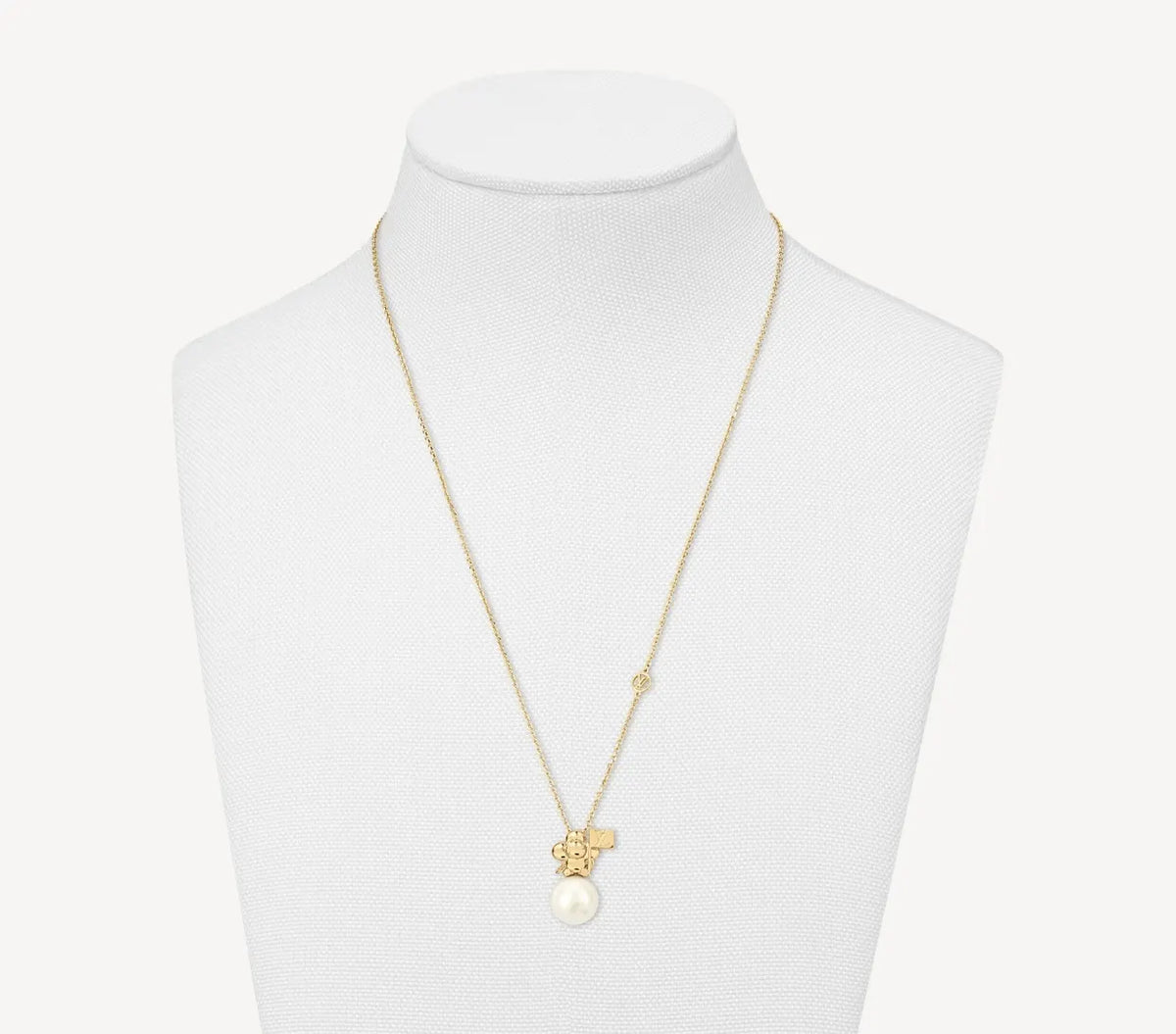 Louis Vuitton Gold Pearl Pendant designer - Louis Vuitton Gold Pearl