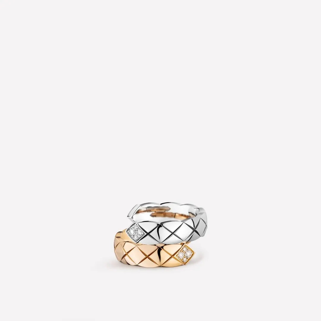 Chanel Coco Crush Rings - Chanel Coco Crush Gold & White Gold Diamond