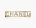 Chanel Gold Crystal Barrette - Iconic Hair Accessory