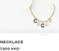 Chanel Gold Chain CC Pearl Necklace - Designer Statement