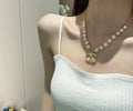 Chanel Gold Pearl CC Necklace - Chanel Gold Pearl CC Pendant Necklace