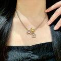 cc Chanel Silver Star Necklace - Chanel Silver Star CC Charm Necklace