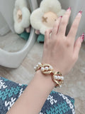 Elegant Pearl & Gold Bracelet - Premium Quality