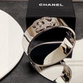 Chanel Silver Cuff Bracelet - Premium Quality
