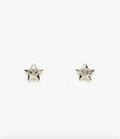 Chanel Silver Star Earrings - Chanel Silver Star CC Logo Earrings