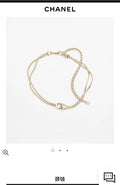 Chanel Gold Chain CC Logo Choker Necklace - Elegant Design
