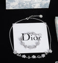 necklace Dior Silver Crystal Flower Set - Dior Silver Crystal Flower