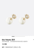 Dior Pearl Flower Earrings - Dior Tribales Pearl Flower Earrings